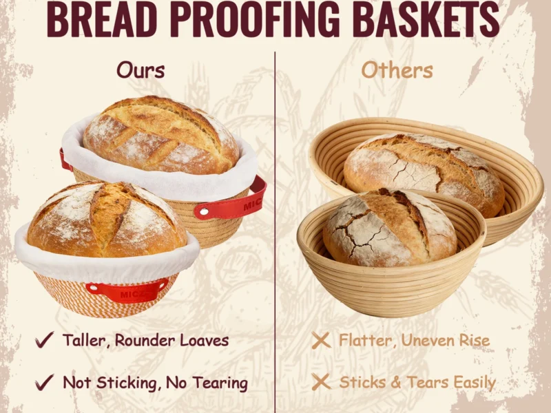 sourdough starter kit (striped grey+striped khaki)